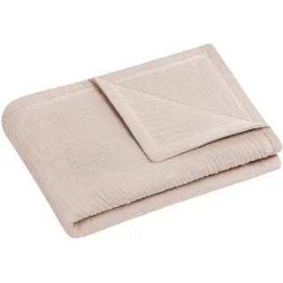 Julius Zöllner Kuscheldecke Musselin 70x100cm Sand