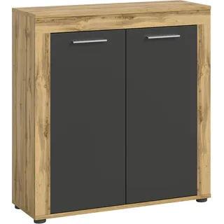 OTTO home Highboard Aosta 80 x 88 x 35 cm Grau