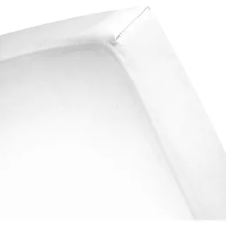 Cinderella Spannbettlaken »Sundays Satin für 25 cm Höhe« mit Rundumgummizug, weiß