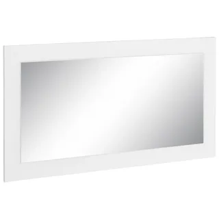 borchardt Möbel Spiegel Vaasa, mit Rahmen weiß 75 cm x 40 cm x 2 cm