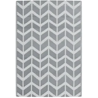 vidaXL Outdoor-Teppich ARAKIL Grau 140x200 cm PP