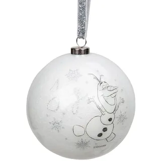 Disney 80mm Christbaumkugel Glitzer Sparkle - Eiskönigin Olaf