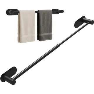 alyvisun Edelstahl Handtuchhalter, Ausziehbar von 37-57.5cm, Wandmontage ohne Bohren, für Küche und Bad,