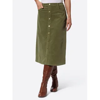 Inspirationen Cordrock, grün