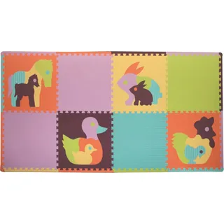 BABY GREAT Schaumstoffpuzzle Tiere SX (60x60) mit Kanten