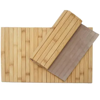MCW Tischset rechteckig Braun 2-teilig-Set