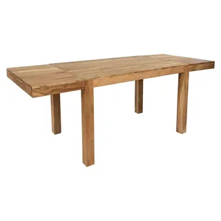 Esszimmertisch Akazie Massivholz ausziehbar 120-200 cm für 10 Personen - Braun
