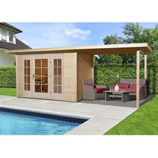 Bild von Gartenhaus 172 B 5,33 x 2,39 m natur