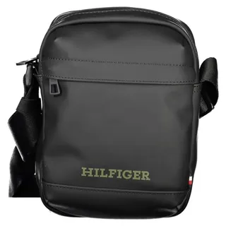TOMMY HILFIGER HERREN SCHWARZE UMHÄNGETASCHE : Farbe - Schwarz, Größe - UNI Größe: UNI Farbe: Schwarz - Grün, Schwarz