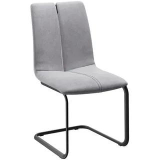 Venjakob Schwingstuhl , Grau , Metall, Textil , Rundrohr, C-Form , 47x91x60 cm , Goldenes M, Made in Germany, Dgm , Lederauswahl, Stoffauswahl , Esszimmer, Stühle, Schwingstühle