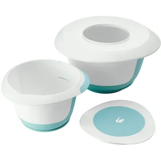 KEEEPER Rührschüssel-Set 4-tlg. Blau/Weiß