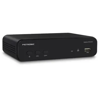 Metronic TNT Zapbox HD-So.3 Decoder mit USB-Port, Schwarz