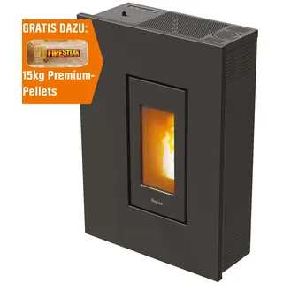 FireFix Pegaso Pelletofen Madison 5 Anthrazit 5,8 kW EEK: A+