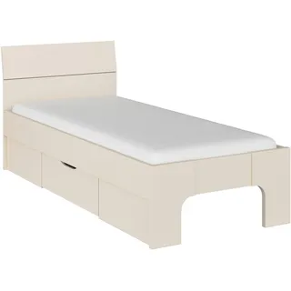 rauch Bett »Einzelbett Doppelbett Stauraum Landhausstil MARLENE Breite 120/140 cm« Breite 90x200 cm oder 140x200 cm, in 2 Breiten mit geräumigem Schubkasten MADE IN GERMANY