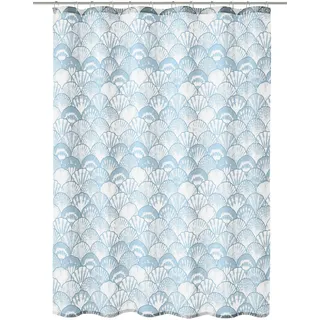 Kleine Wolke Duschvorhang »Concha« Breite 180 cm, blau