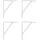 Regalhalterungen 4er-Pack 300 225