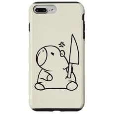 Hülle für iPhone 7 Plus/8 Plus Capybara und Messer
