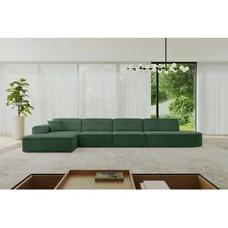 altdecor Ecksofa IREA-L3-v3 L-förmig Grün