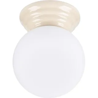 Plafond ZORI beige IP44 1xG9 8W glasierte Keramik/Glas 12x16x12cm Sollux Lighting - Beige