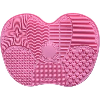 Silikon-Schminkpinsel-Reinigungsmatte (Pink)