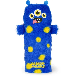 Legami Super weiches Federmäppchen, Monster-Motiv, weiches Federmäppchen, Karton mit Malvorlage inklusive, 100% Polyester, Super Soft Pencil Case.