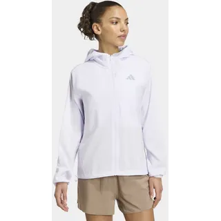 Laufjacke ADIDAS PERFORMANCE "ADI365 RUNNING ESSENTIALS T", Damen, Gr. XXL, weiß (frozen lila), Obermaterial: 100% Polyester, Jacken Laufjacke, für Erwachsene, mit Reißverschluss, sportlicher Schnitt