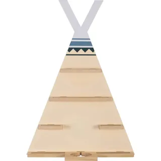 Ben'n'jen Wandregal , Naturfarben, Weiß, Beige , Holz , Kiefer , vollmassiv , 5 Fächer , Fsc, Reach, Bsci , Typenauswahl , Kleinmöbel