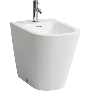 LAUFEN MEDA Standbidet, 1 Hahnloch, mit Überlauf, 360x540x430mm, H8321114003021, Farbe: Weiß mit LCC