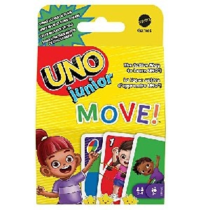 UNO Junior Move! &#8211; aktive Variante des Kartenspiels um 4,94 € statt 8,49 €