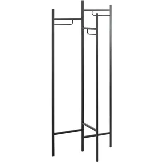 Haku-Möbel Garderobenständer Aberdeen Schwarz