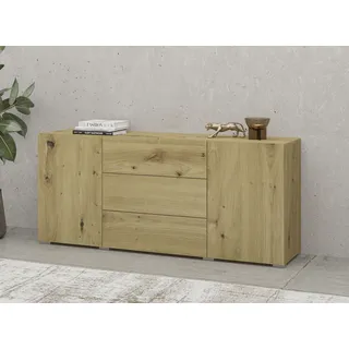 INOSIGN »Ava, Breite 140 cm, hängend und stehend montierbar«, moderne grifflose Kommode, Schubladenschrank, 2Türen/3Schubkästen