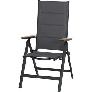 Siena Garden Klappsessel Tesoro 68 x 59 x 110 cm Matt-Anthrazit