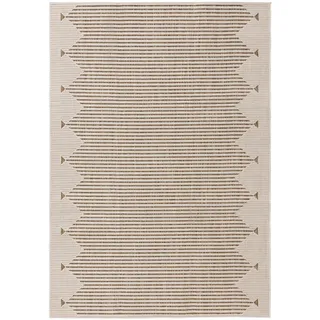 benuta Outdoorteppich Kaleo Cream/Beige 120x170 cm , Creme , Kunststoff , Rechteckig , 120x170 cm , wasserabweisend , Teppiche und Böden, Teppiche, Outdoorteppiche