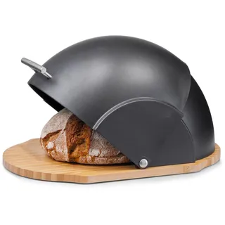 Zeller Brotkasten „schwarz/Bamus“, Holz, small, 27282