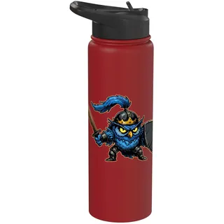 Eule Ritter Vogel Ren Faire Mittelalter Festival Ren Faire Stainless Steel Insulated Water Bottle