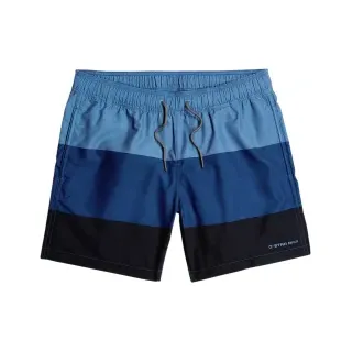 G-Star für Herren. D26203-C331-H192 Dirik blauer Badeanzug Farbblock (XS), Strandbekleidung, Recyceltes Polyester, Nachhaltig