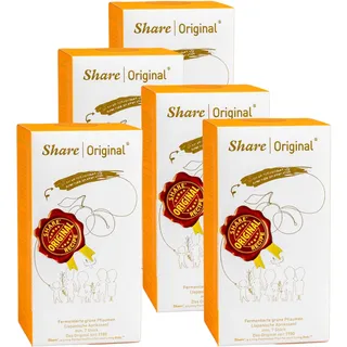 Special Edition inkl. Share®Swiss Hollywood Tasche | 5x Share Original fermentierte Pflaume jap. Aprikose 7 Stück - grüne Pflaume fermentiert 110g grüne Pflaumen/japanischen Aprikosen