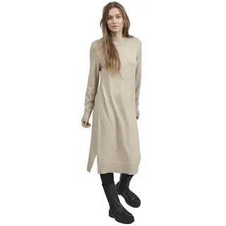 Vila Ril Crew Langarmkleid - Natural Melange - XS