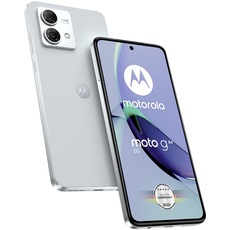 Motorola Mobility Moto g84 5G (6,5"-FHD+-Display, 50-MP-Dual-Kamera, 12/256 GB, 5000 mAh, Android 13) Marshmallow Blue (veganes Kunstleder), inkl. Schutzcover [Exklusiv bei Amazon]