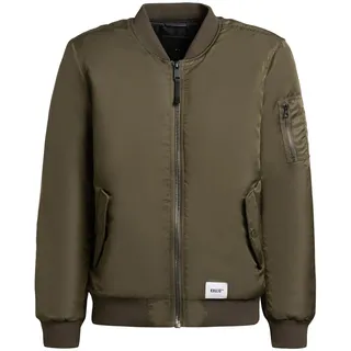 khujo Bomberjacke "Bomberjacke Adon" ohne Kapuze Leichte Winterjacke in Shiny-Optik, forest grün