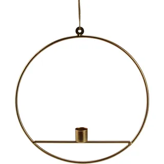 AM Design Kerzenhalter Weihnachtsdeko 27 cm goldfarben