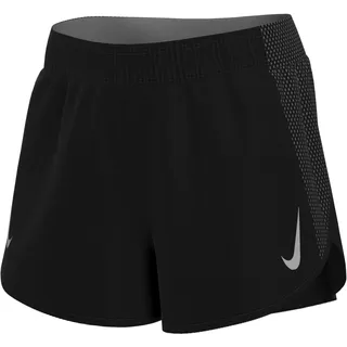 Nike Damen Df Tempo Shorts, Black/Reflective Silv, L EU