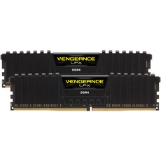 Bild Vengeance LPX schwarz DIMM Kit 64GB, DDR4-3200, CL16-20-20-38 (CMK64GX4M2E3200C16)