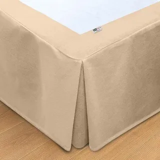 Beige Boxspringmatratze 140 x 190 cm für Schlafzimmer - Beige