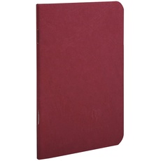 Clairefontaine 734162C Heft (gebund Age Bag, liniert, 9 x 14 cm) 1 Stück, 48 Blatt, rot