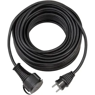 Brennenstuhl Verlängerungskabel IP44 schwarz H05RR-F 3G1.5, 25m (1161470)