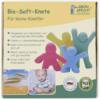 Grünspecht Bio-Soft-Knete 4 Farben
