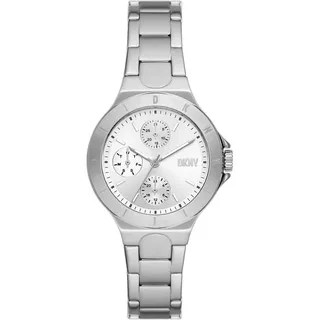 DKNY Damenuhr Chambers Multifunktionswerk Edelstahl, NY6678
