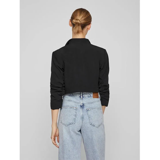 Vila Her Cropped Blazer - Black - 38