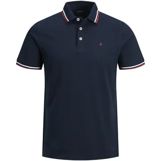 JACK & JONES Jjebasic Noos Poloshirt blau L